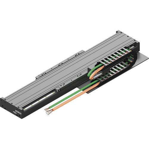 Asse lineare di precisione - LMX1A series - HIWIN GmbH - per profilati / con motore lineare / guidato