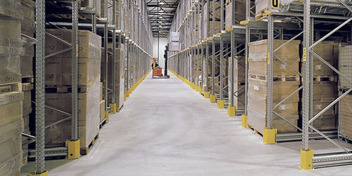 Scaffalatura per magazzino di stoccaggio - P90 - DEXION - con ripiani / ad accumulo / portapallet drive-in