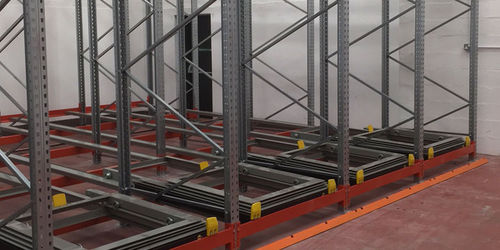 Scaffalatura per magazzino di stoccaggio - DEXION - con cassetti / di stoccaggio in piano / push-back