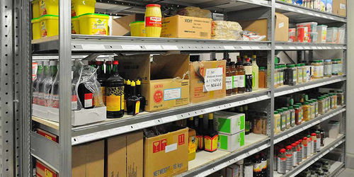 Scaffalatura per magazzino di stoccaggio - Hi280 - DEXION - combinata / con ripiani / dinamica