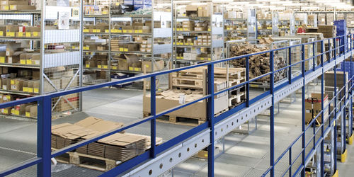 Scaffalatura per magazzino di stoccaggio - Hi280 - DEXION - combinata / con ripiani / per stoccaggio verticale