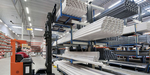 Scaffalatura per magazzino di stoccaggio - DEXION - cantilever / dinamica / regolabile