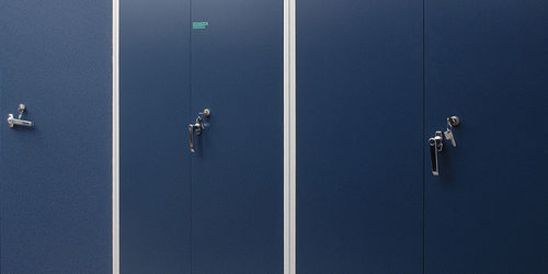 Armadio di stoccaggio - LOCK series - DEXION - da ufficio / a pavimento / per montaggio sotto banco di lavoro