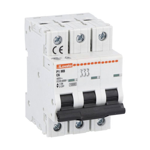 Interruttore magnetotermico - P1MB1 series - LOVATO ELECTRIC - di corrente / modulare / in scatola stampata