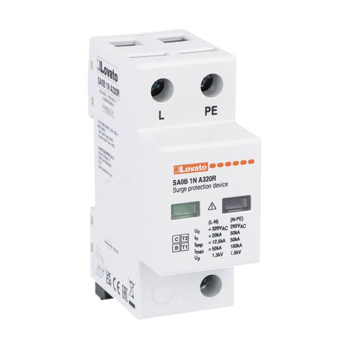 Scaricatore di sovratensione di tipo 1+2 - SA0 series - LOVATO ELECTRIC - su guida DIN / a presa
