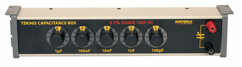 Cassetta a decadi di condensatori - TEK905 - Martindale Electric - 5 decadi