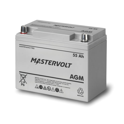 Batteria AGM - AGM 12/55 - Mastervolt - a blocco / 12 V / senza manutenzione