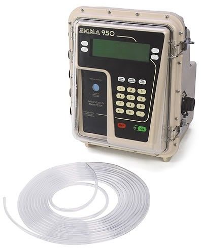 Misuratore di portata a bolla - SIGMA 950 - Hach - volumetrico / per acqua / clamp-on