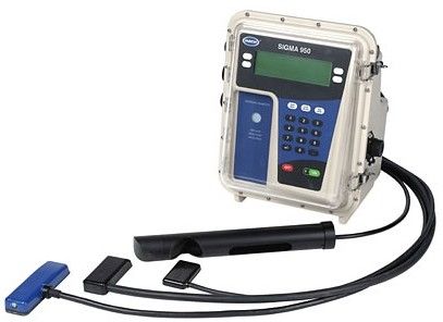Misuratore di portata ad ultrasuoni - SIGMA 950 - Hach - volumetrico / per acqua / clamp-on