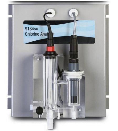 Analizzatore di cloro - 9184sc  - Hach - di temperatura / da integrare / in linea