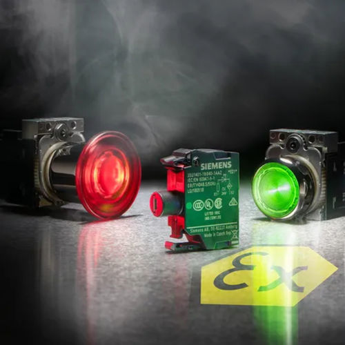 Pulsante a fungo - Siemens Safety Integrated - di arresto di emergenza / impermeabile / ATEX