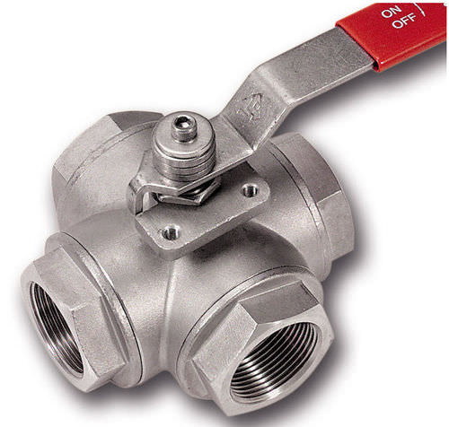 Valvola a sfera - A-4BVG - Schwer Fittings - manuale / per gas / con flangia