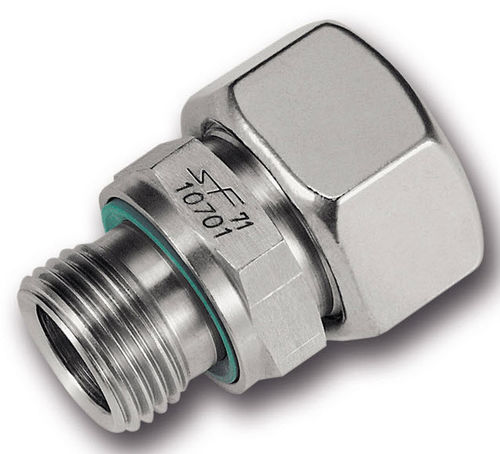 Raccordo ad anello tagliente - SR-512G - Schwer Fittings - idraulico / ad avvitamento / dritto