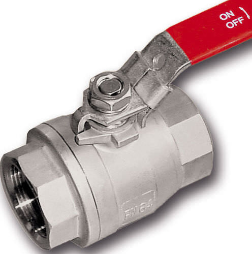 Valvola a sfera - A-BV2 - Schwer Fittings - a leva / a 2 elementi / PTFE