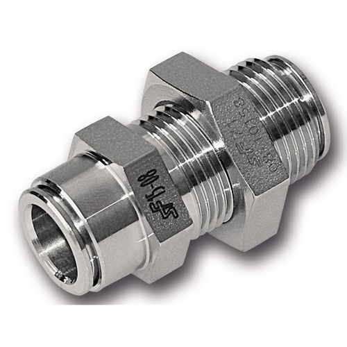 Raccordo pneumatico - PI-BUH - Schwer Fittings - push-in / in acciaio inossidabile / maschio