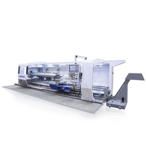 Tornio CNC - V90 - WEILER Werkzeugmaschinen - orizzontale / 2 assi / a 4 guide