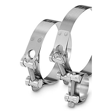 Fascetta stringitubo in acciaio inossidabile - 9805 series - Clampco - a perno