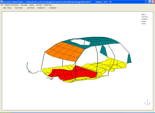 Software di analisi di vibrazioni - vModal - MAUL-THEET GmbH - di misura / di meccanica