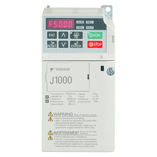 Convertitore di frequenza digitale - J1000 series - YASKAWA Europe GmbH - a montaggio verticale / per motore a induzione / IP20