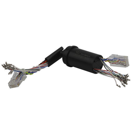 Collettore rotante via Ethernet - LPC-0602-10S-E3 - JINPAT Electronics Co., Ltd. - a capsula / per applicazioni di videosorveglianza / in alluminio