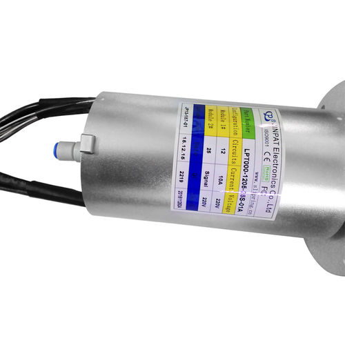 Collettore rotante ad albero pieno - LPT000-1205-25S-01A - JINPAT Electronics Co., Ltd. - per applicazioni industriali / in alluminio anodizzato / IP54