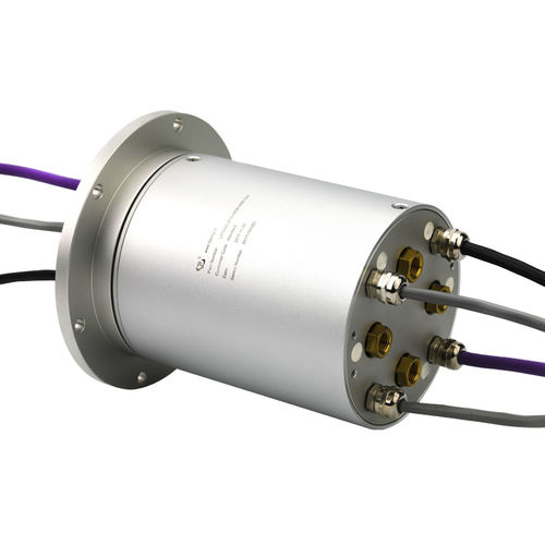 Collettore rotante elettropneumatico - LPT000-0415-0406-04S-04A - JINPAT Electronics Co., Ltd. - ad albero pieno / per applicazioni industriali / in alluminio anodizzato