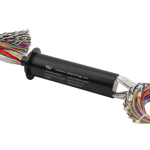 Collettore rotante a capsula - LPC-4205-4203 - JINPAT Electronics Co., Ltd. - per tavola rotante / in alluminio anodizzato / multivia