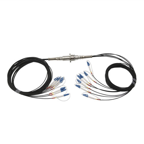 Collettore rotante elettrottico - LPFO-07N-A - JINPAT Electronics Co., Ltd. - ad albero pieno / in acciaio inossidabile / per giunti rotanti a fibra ottica