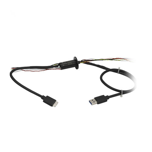 Collettore rotante USB - LPM-30B-0205-02S-U3 - JINPAT Electronics Co., Ltd. - a capsula / in alluminio / con contatti in oro