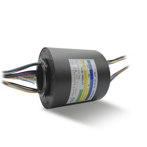 Collettore rotante con foro passante - LPT050 -0610/1815 - JINPAT Electronics Co., Ltd. - per apparecchiatura medica / per centrale eolica / a spazzola multitrefolo