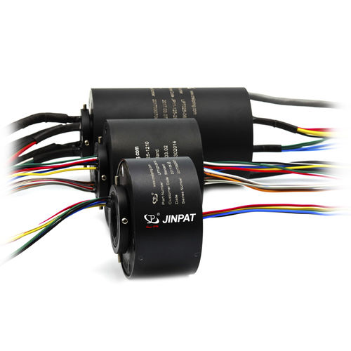 Collettore rotante elettrico - LPT025 series - JINPAT Electronics Co., Ltd. - idraulico / pneumatico / con foro passante