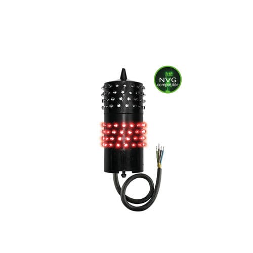 Segnalatore d'ostacolo LED - NAVILITE IR 48V - SIRENA S.p.A. - di bassa intensità / di avvertimento / rosso
