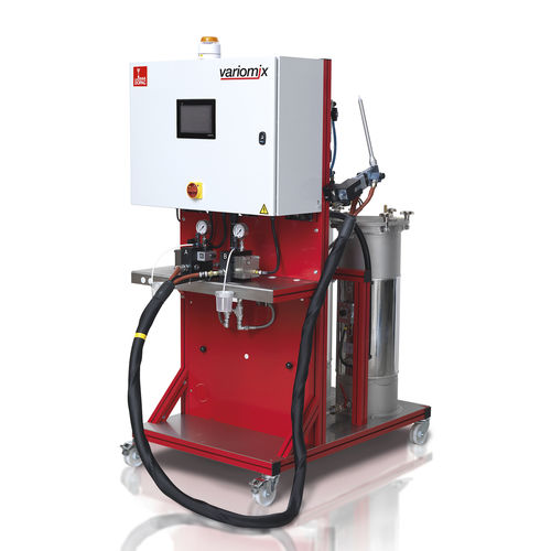 Miscelatore-dosatore a pistone - variomix - DOPAG - Metering, Mixing and Dispensing Technology - per prodotti ad alta viscosità / per fluidi abrasivi / di silicone