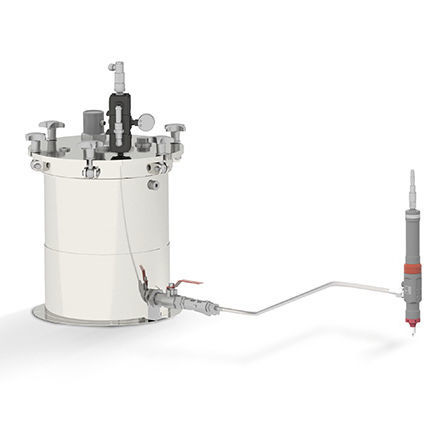 Unità di miscelazione e dosaggio per liquidi ad alta viscosità - Rotordis - DOPAG - Metering, Mixing and Dispensing Technology - per prodotti pastosi / continua / monocomponente