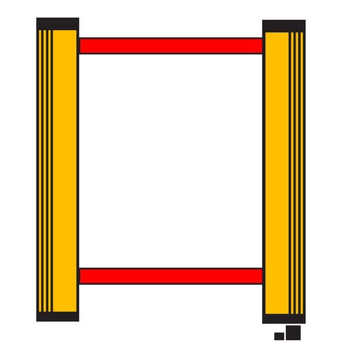 Barriera fotoelettrica di sicurezza di tipo 4 - EU2K500/2 - Fiessler Elektronik - multifascio / a barriera / IP54