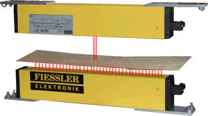 Rilevatore a campana - GLSL - Fiessler Elektronik - a infrarossi / a scansione / per cartone