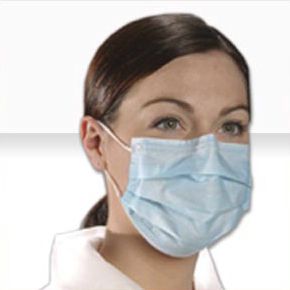 Maschera di protezione monouso - AlphaAir® BL 5005 - ALPHA PRO TECH - per chirurgia / respiratoria anti particelle / leggera