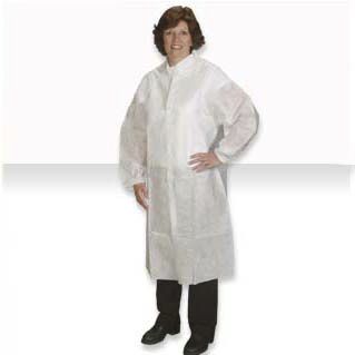 Camice lungo da lavoro - NuTech® FK-62121 series - ALPHA PRO TECH - per donna / bianco / traspirante