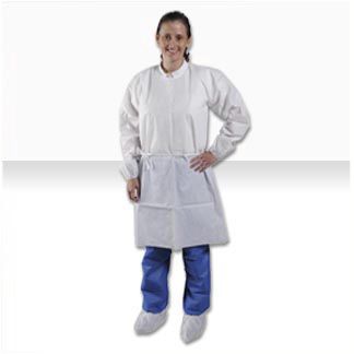Camice lungo da lavoro - BarrierTech® GN-22524-3   - ALPHA PRO TECH - di protezione chimica / per l'industria chimica / per donna