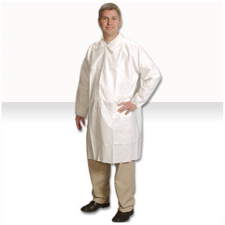 Camice lungo da lavoro - ComforTech® LC-J2621 series - ALPHA PRO TECH - di protezione chimica / impermeabile / in tessuto