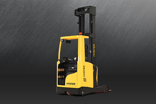 Carrello elevatore retrattile elettrico - R1.4-2.5 - HYSTER - con seduta laterale / per corsie strette / per interno