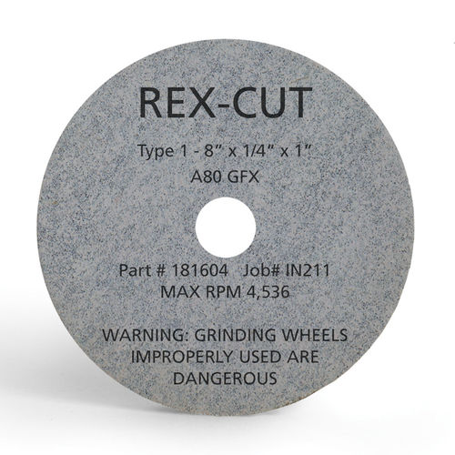 Mola di rettifica - 160303 - Rex-Cut Abrasives - di finitura / di sbavatura / piatta