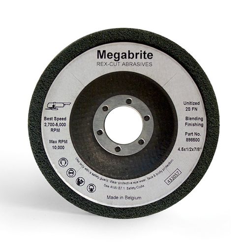 Mola di rettifica - Megabrite Type 27 - Rex-Cut Abrasives - di finitura / per lucidatura / di sbavatura