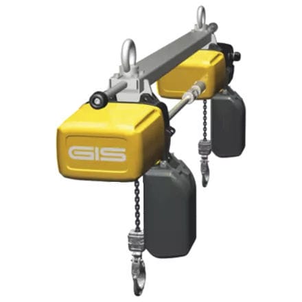 Paranco a catena elettrico - GPS series - GIS AG - doppio / regolabile / sincronizzato