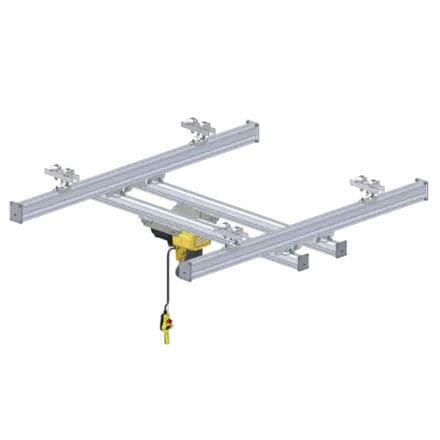 Carroponte bitrave - GISKB - GIS AG - monotrave / profilato in acciaio / per uso prolungato