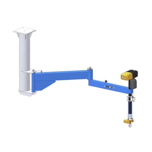 Gru a bandiera per montaggio a soffitto - GIS AG - 270° / articolata / manuale