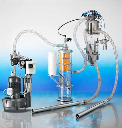 Caricatore a tramoggia per granulati plastici - max. 100 kg/h | SOMOS® MFG-E 243.0 - ProTec Polymer Processing