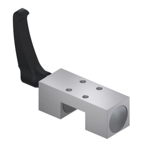 Elemento di serraggio manuale - HK series - ZIMMER GROUP - di guida profilata / forarotaie