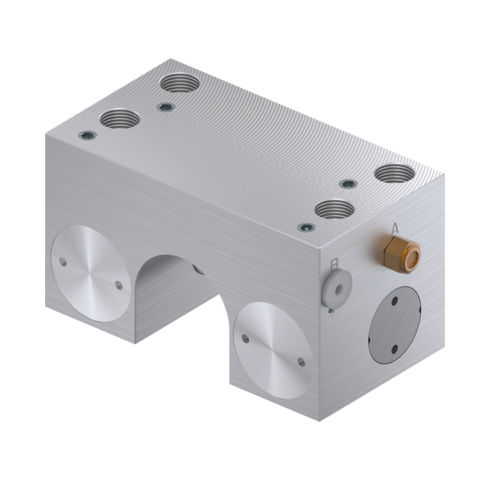 Elemento di serraggio pneumatico - MKR series - ZIMMER GROUP - per albero / per guida circolare