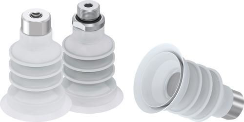 Ventosa a soffietto - ZFBL series - ZIMMER GROUP - arrotondata / in silicone / in NBR